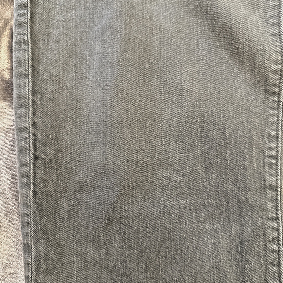 Madewell Mens Jeans 38x32 Slim Fit Straight Leg Stretch Gray Fade Denim - Picture 5 of 16